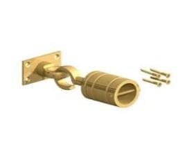 <span data-mce-fragment="1">Hook and eye on plate suitable for 24mm rope. Exquisite brass finish to add a touch of class. </span>