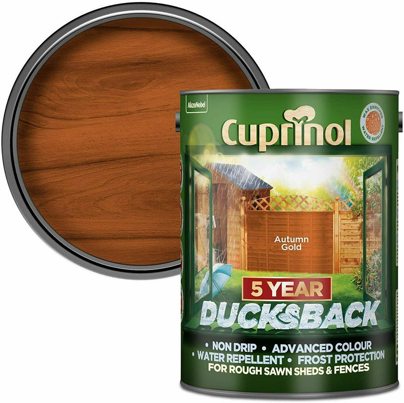 Cuprinol Ducksback 5L - Available in 3 colours