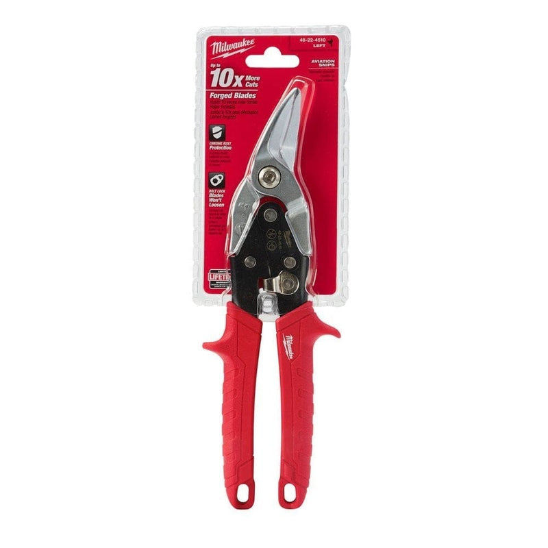 Milwaukee 48224510 Metal Snips Left Cut Aviation