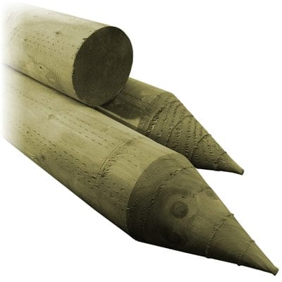 Round Fence Posts | Machine Round & Cundy Peeled Timber Posts
